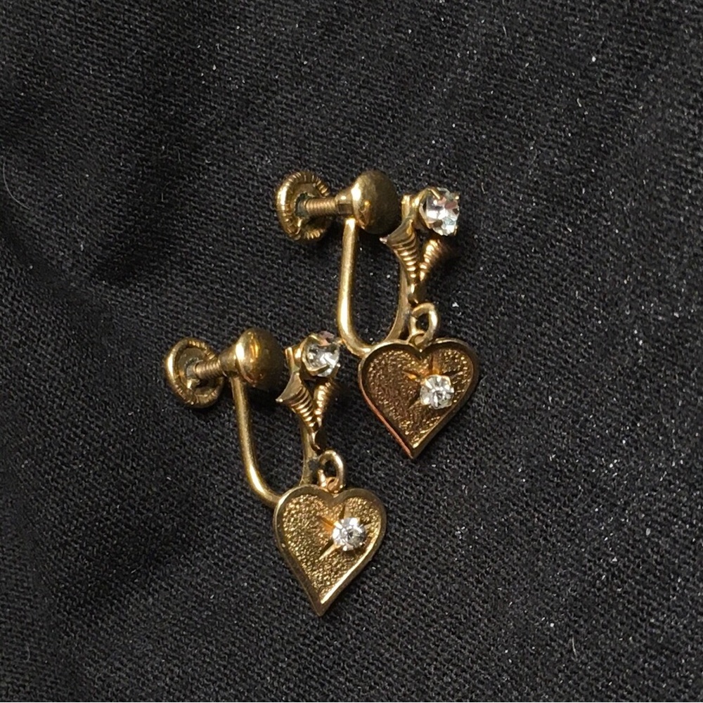 Gold earrings
